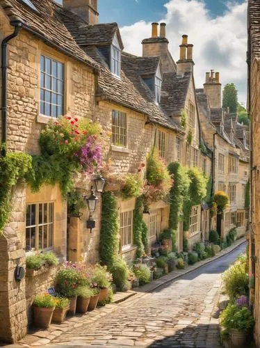 cotswolds,burford,cotswold,bibury,bourton,helmsley,tetbury,corsham,medieval street,oxfordshire,sherborne,oundle,robin hood's bay,townscapes,inglaterra,uppingham,angleterre,oxfordian,shaftesbury,row of houses,Photography,Artistic Photography,Artistic Photography 07