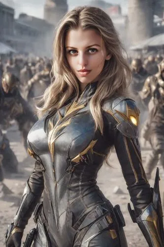 female warrior,claymore,laureline,chitauri,jaina,leona,magik,zhomova,sandahl,superwasp,johanna,edea,valkyries,kolin,barbarella,femforce,paragon,brigette,fembot,nova,Photography,Realistic