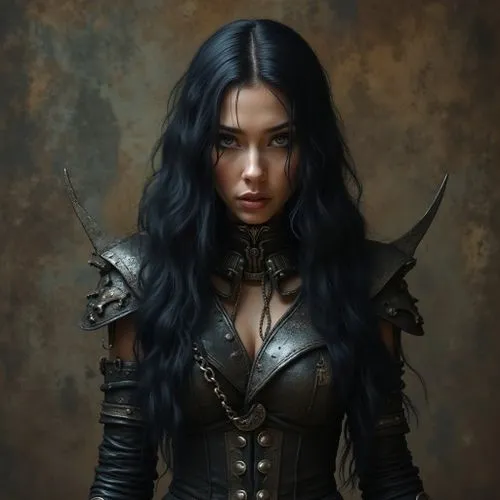 gothic woman,gothic portrait,helsing,dark elf,dark angel,female warrior