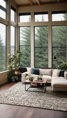 wooden windows,sunroom,douglas fir,wood window,living room,livingroom,mid century modern,modern living room,family room,contemporary decor,sitting room,hardwood floors,hovnanian,big window,home interior,mid century house,modern decor,great room,roof landscape,bonus room,Photography,Artistic Photography,Artistic Photography 12