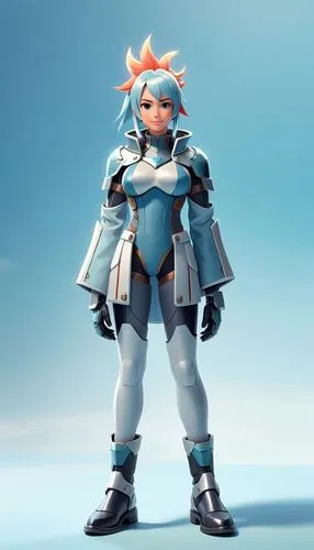 aqua,sakka,mikuriya,white heart,winterblueher,silverite,Unique,3D,3D Character