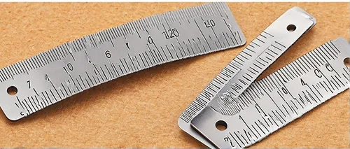 20 Pieces TEOYALL Sewing Clips Measurement Ruler Set of 20 Stainless Steel Hemming Clips Marking Sewing Project Quilting Supplies,wooden ruler,slide rule,rulers,roll tape measure,measuring tape,office