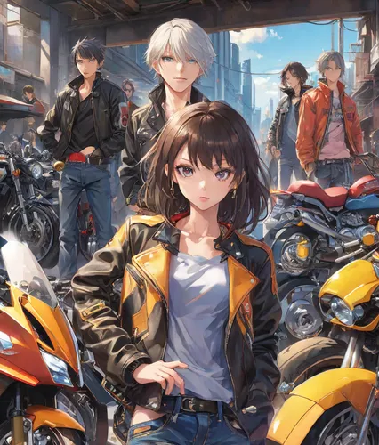 motorcycles,family motorcycle,motorcycle,motorbike,motorcycle tour,motorcycling,bikes,bike city,biker,ride out,bullet ride,bike,motor-bike,ride,bike kids,riding ban,haruhi suzumiya sos brigade,e bike,yamaha,motorcyclist,Digital Art,Anime