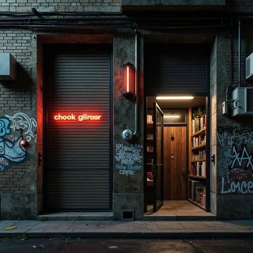 neon sign,alleyway,alley,alleyways,neon coffee,blind alley,storefront,alleycat,laneways,alleys,illuminated advertising,garage,store front,storefronts,laneway,newsstand,shopfront,alley cat,store fronts,bodega