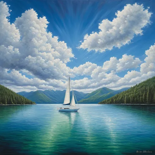 sailing boat,sailing-boat,sail boat,sailboat,boat landscape,sailing boats,sailboats,sailing,sailing vessel,sail ship,sailing yacht,sailing wing,sail,catamaran,sailing ship,sails,sea sailing ship,river landscape,cable-stayed bridge,flying boat,Conceptual Art,Fantasy,Fantasy 29