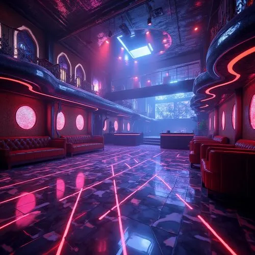 nightclub,spaceship interior,dancefloor,spaceland,ufo interior,disco,3d render,graecorum,cyberscene,cyberia,cinema 4d,battlezone,redshift,dancefloors,retro diner,silico,tron,ballroom,riviera,polybius,Photography,General,Realistic