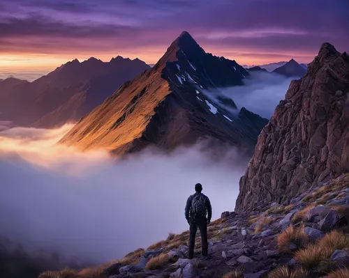 new zealand,mountain sunrise,south island,the spirit of the mountains,mitre peak,mountain guide,high alps,mountain peak,mountaineer,above the clouds,alpine crossing,nz,mountain landscape,mount taranaki,high mountains,newzealand nzd,marvel of peru,the wanderer,the beauty of the mountains,mountaineers,Conceptual Art,Daily,Daily 01