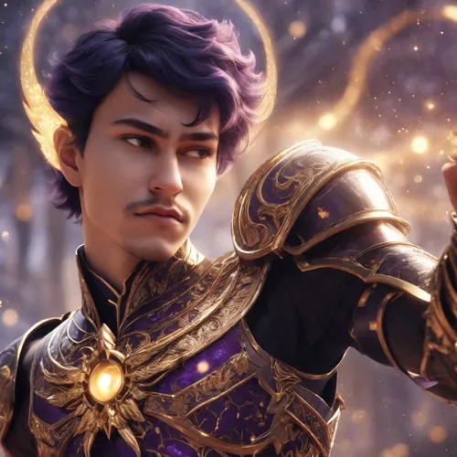 the emperor's mustache,emperor,thanos,yi sun sin,purple and gold,gold and purple,thanos infinity war,sigma,dragon li,aladin,wuchang,shuanghuan noble,libra,male elf,guilinggao,aladha,cg artwork,purple,xiangwei,lavendar,Photography,Cinematic