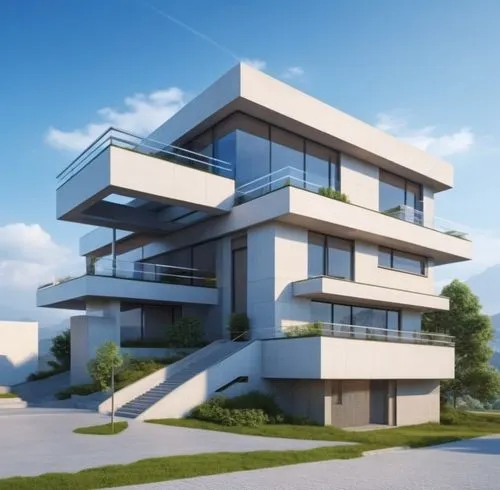 modern house,modern architecture,3d rendering,inmobiliaria,contemporary,cubic house,cantilevers,modern building,dunes house,immobilien,revit,residencial,arhitecture,immobilier,multistorey,futuristic architecture,residential house,smart house,duplexes,architettura,Photography,General,Realistic