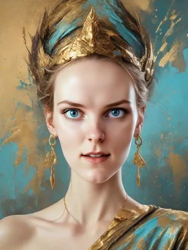 athena,thracian,fantasy portrait,world digital painting,ancient egyptian girl,cleopatra,fantasy art,golden crown,symetra,portrait background,artemisia,mary-gold,gold crown,cybele,artemis,priestess,athenian,aphrodite,goddess of justice,elsa