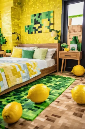 lego background,lemon wallpaper,lego building blocks pattern,kids room,bed in the cornfield,lego blocks,lemon background,children's bedroom,ananas,yellow wallpaper,great room,sleeping room,lego,boy's room picture,yellow wall,ikea,modern decor,tileable,modern room,3d render,Unique,Pixel,Pixel 03