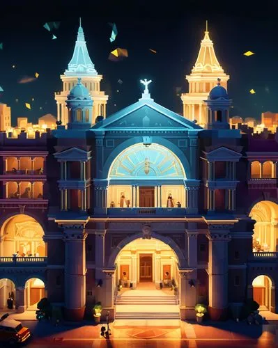 shanghai disney,emporium,tokyo disneyland,gold castle,fairy tale castle,disneyland park,beautiful buildings,disney castle,orphanage,fantasy city,theed,grand hotel,grand master's palace,monastery,advent market,maplestory,convent,agrabah,mansion,christmas town