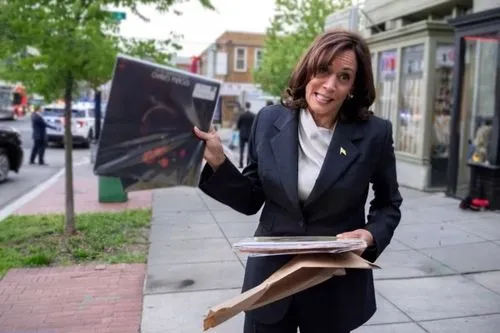 saleslady,saleswoman,holding a frame,santigold,kamala,newswoman,canvasser,businesswoman,clipboard,clip board,real estate agent,canvassers,long playing record,leafletting,councilwoman,staff video,vinyl