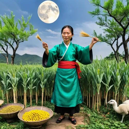 chuseok,vietnamese woman,korean culture,gyeongjeon,khamti,rice cultivation,skorean,baekje,kangyo,heungseon,muju,rice fields,koreana,wonju,yunnan,korean folk village,kwangju,the rice field,kanggye,rice field,Illustration,Japanese style,Japanese Style 09