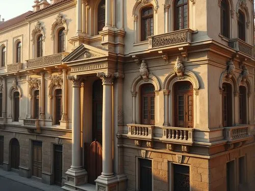 palazzo barberini,camondo,valletta,sapienza,the lviv opera house,baroque building,msida,palermo,old stock exchange,lecce,baglione,palazzo,noto,tblisi,athenaeum,old architecture,sursock,villa cortine palace,old havana,main facade,Photography,General,Realistic