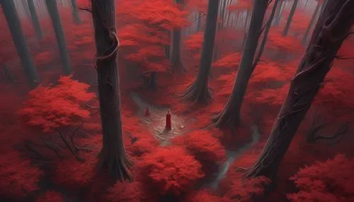 red tree,autumn forest,foggy forest,forest of dreams,forest,forest landscape,landscape red,forest floor,deciduous forest,the forest,forest fire,red place,holy forest,forest background,redd,world digital painting,forest tree,forest path,forestland,haunted forest,Conceptual Art,Fantasy,Fantasy 01