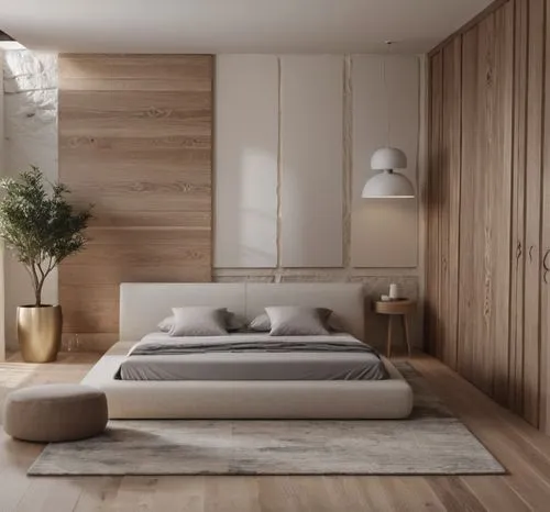 bedroom,headboards,headboard,bedstead,limewood,wooden wall,modern room,bedrooms,bedroomed,chambre,laminated wood,daybed,woodfill,modern decor,wooden planks,sleeping room,bed,guestroom,guest room,contemporary decor,Photography,General,Realistic