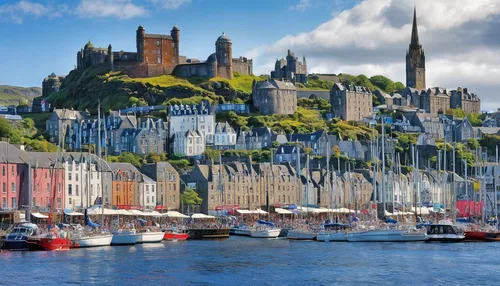 scotland,edinburgh,saint john,aberdeen,honfleur,caquelon,bergen,orkney island,quebec,ireland,north of scotland,northern ireland,stirling town,dinant,cork,united kingdom,mont st michel,isle of mull,clàrsach,mont saint michel,Art,Classical Oil Painting,Classical Oil Painting 01