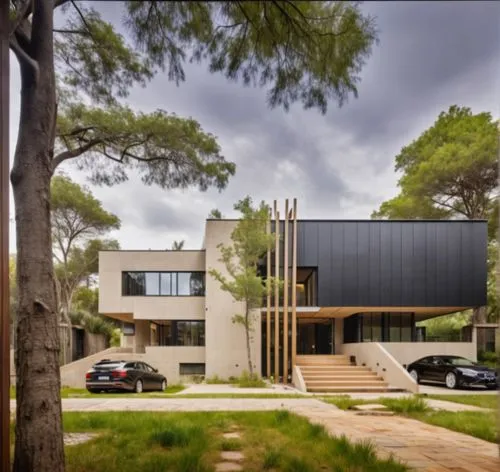 BLACK THEME, BLACK EXTERIOR WALLS,modern house,dunes house,modern architecture,cube house,timber house,smart house,residential house,cubic house,house in the forest,wooden house,bendemeer estates,priv