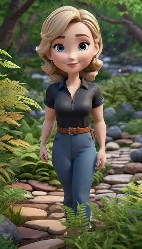 heidi country,pam trees,lois,jodie,elsa,pam,Unique,3D,3D Character