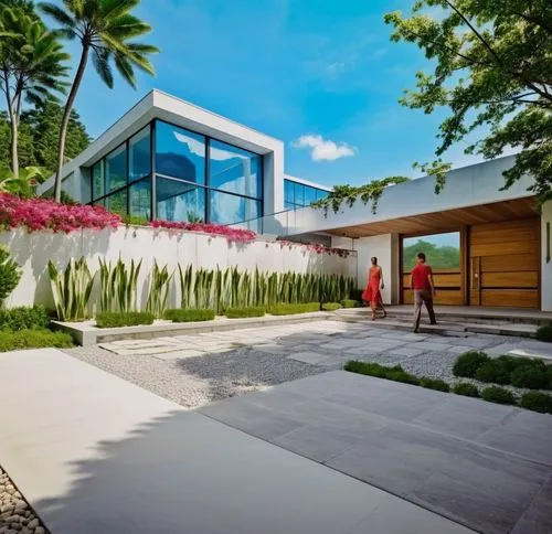 holiday villa,tropical house,modern house,mayakoba,dunes house,landscaped,Photography,General,Realistic