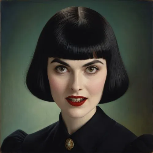 vintage female portrait,portrait of christi,tretchikoff,dolcenera,zatara,dita,Art,Artistic Painting,Artistic Painting 02