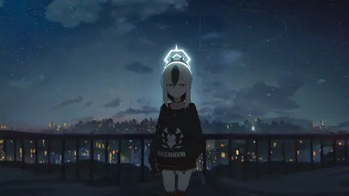 A city at night with a starry sky,sidonia,lantern,falling star,would a background,moon and star background,starry sky,falling stars,nine-tailed,background image,ghost girl,azusa nakano k-on,the moon a