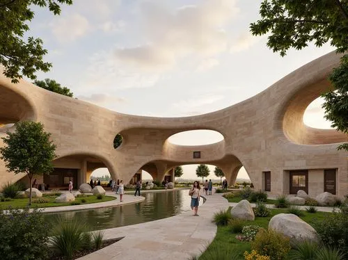 superadobe,arcosanti,goetheanum,gaudi park,caravanserais,atapuerca,pedrera,futuristic architecture,caravanserai,antinori,park güell,earthship,biospheres,ecovillages,futuristic art museum,fernbank,three centered arch,soumaya museum,biopiracy,ecovillage