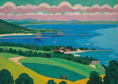 lake neuchâtel,1926,1925,bay of islands,landscape with sea,1921,1929,olle gill,coastal landscape,braque francais,regatta,portofino,jøssingfjorden,braque d'auvergne,sognefjord,fjord,braque saint-germain,beach landscape,fjords,landscape,Art,Artistic Painting,Artistic Painting 09