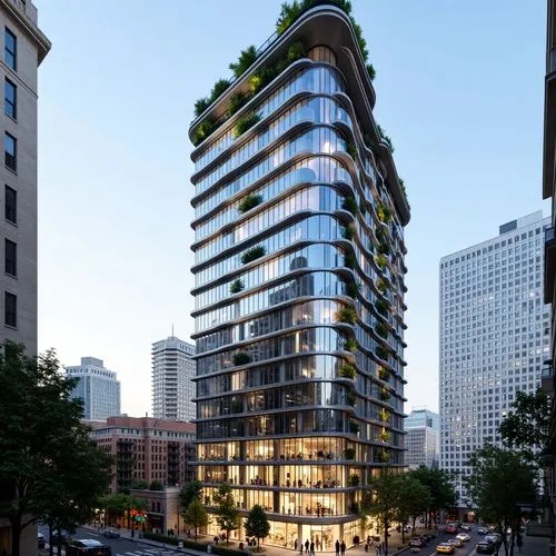 residential tower,tishman,kimmelman,towergroup,escala,penthouses,reclad,condominia,apartment building,gronkjaer,meriton,arkitekter,andaz,edificio,mvrdv,grenelle,sky apartment,natoma,glass facade,cantilevered