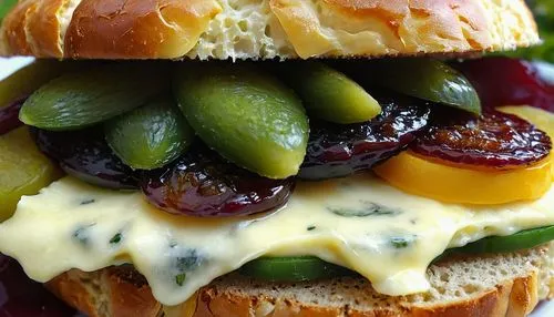 blueberry stilton cheese,cheeseburger,cheese burger,danish blue cheese,stilton blue cheese,foccacia with olives,Conceptual Art,Daily,Daily 32