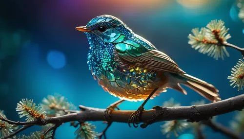 ornamental bird,beautiful bird,blue bird,an ornamental bird,colorful birds,bird painting,nature bird,starling,decoration bird,pretty bluebirds,blue birds and blossom,european starling,night bird,western bluebird,antbird,song bird,blue parakeet,nocturnal bird,bird on branch,bird illustration,Photography,Artistic Photography,Artistic Photography 03