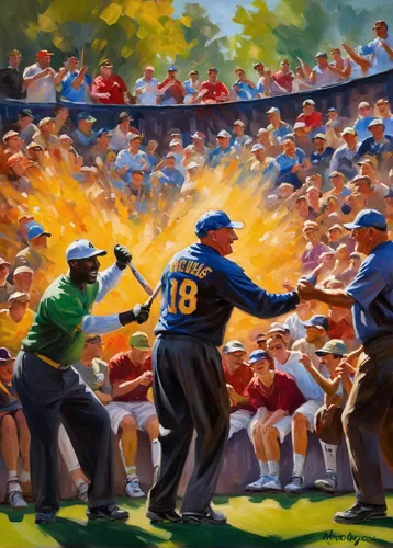 baseball drawing,hurling,sachin tendulkar,golfers,painting technique,oil on canvas,oil painting on canvas,golfer,tiger woods,polo,oil painting,little league,pyrotechnic,art,first-class cricket,jackie robinson,art painting,oil chalk,sports wall,detail shot,Conceptual Art,Oil color,Oil Color 22