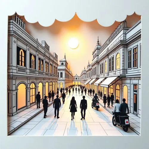 schuiten,schuitema,viennese,coreldraw,paris clip art,karstadt,Unique,Paper Cuts,Paper Cuts 01