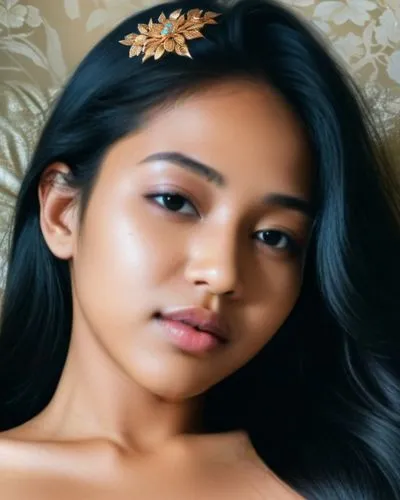 a close up of a person with very long hair,marshallese,filipina,filipino,pilipina,filipinas,veysian