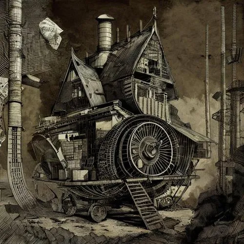 ghost locomotive,diterlizzi,locomotive,phleger,carel,steam locomotive,engineman,gormenghast,ghost train,brodsky,mechanization,burchfield,steam engine,giger,trainmaster,tender locomotive,steamhammer,the train,industrialism,wooden train,Art sketch,Art sketch,Newspaper