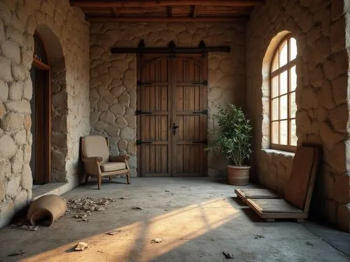 doorway,entryway,doorways,front door,house entrance,wooden door,empty interior,inside courtyard,room door,abandoned room,stone floor,cellar,the threshold of the house,entranceway,alcove,open door,assay office in bannack,courtyard,courtyards,old door,Photography,General,Realistic