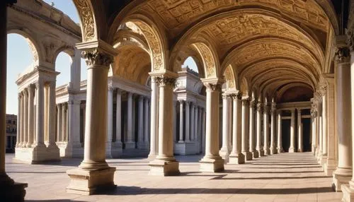 colonnades,colonnade,porticos,columns,arcaded,cloister,bernini's colonnade,umayyad palace,porticoes,pillars,certosa di pavia,celsus library,roman columns,montpellier,columned,columnas,bordeaux,cloisters,arcades,abbaye de belloc,Photography,Black and white photography,Black and White Photography 10