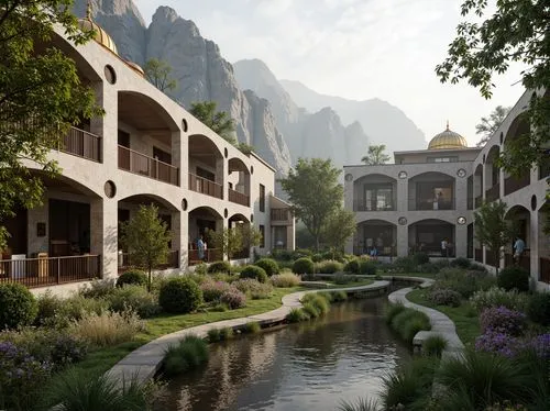 rivendell,theed,mountain settlement,riftwar,sansar,render,gondolin,alpine village,dorne,3d rendering,citadels,riverwood,cryengine,3d rendered,secunda,morrowind,ancient city,tirith,rendered,knight village