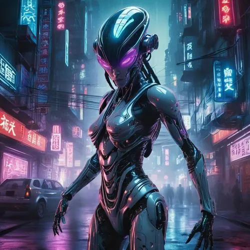 vanu,motoko,tali,cyberpunk,asari,cyberian,Conceptual Art,Sci-Fi,Sci-Fi 13