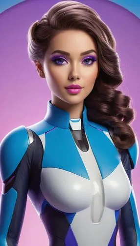 lilandra,madelyne,liara,fembot,cyberstar,femforce,Unique,3D,3D Character