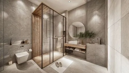 luxury bathroom,modern minimalist bathroom,shower bar,bathroom,shower door,shower base,bathroom cabinet,bathroom accessory,interior modern design,washroom,modern decor,interior design,3d rendering,shower panel,contemporary decor,ceramic tile,luxury home interior,search interior solutions,tile flooring,modern style,Interior Design,Bathroom,Modern,German Modern Chic