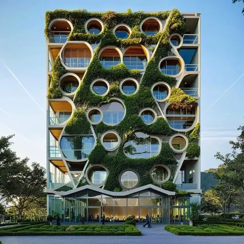 building honeycomb,cubic house,hotel w barcelona,ecovillages,apartment building,honeycomb structure,Photography,Artistic Photography,Artistic Photography 09