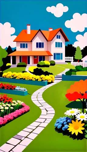 home landscape,houses clipart,flower garden,landscaped,colorforms,house painting,landscaping,springtime background,southfork,toonerville,bungalows,flowerdale,landscaper,aurora village,cottages,farmhouses,salt meadow landscape,ecovillage,cartoon video game background,landscape background,Unique,Paper Cuts,Paper Cuts 07