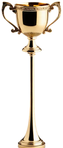 Golden trophy, shiny surface, detailed engravings, ornate handles, pedestal base, reflective metal, subtle highlights, softbox lighting, 3/4 composition, close-up shot, shallow depth of field, warm co