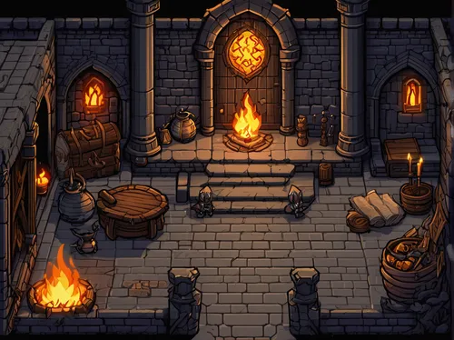 fireplaces,fireplace,tavern,witch's house,castle iron market,apothecary,hearth,dungeon,fire place,candlemaker,cellar,stone oven,dungeons,mausoleum ruins,christmas fireplace,charcoal kiln,crypt,gold shop,collected game assets,ancient house,Illustration,American Style,American Style 13