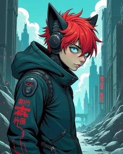 akira,senji,lavi,celldweller,katsuki,klayton,Illustration,American Style,American Style 10