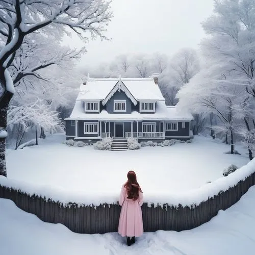 snow scene,winter house,winter background,doll's house,winter dream,snowfalls,Photography,Artistic Photography,Artistic Photography 12