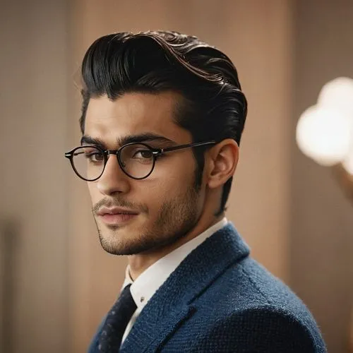 Zayn Malik as Edward Nygma,zayn,marcel,rodenstock,maliks,afgan,erwan,zain,silver framed glasses,reading glasses,zayid,zaydan,smart look,zayr,zaim,lace round frames,maalouf,malik,young model istanbul,a