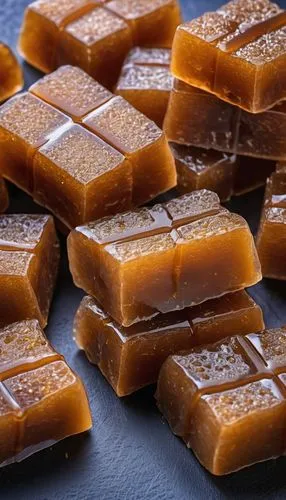 Dodol is a sweet toffee-like sugar palm-based confection commonly found in Southeast Asia and the Indian subcontinent.,caramel shortbread,dulce de leche,besan barfi,irish potato candy,turrón,caramel,r